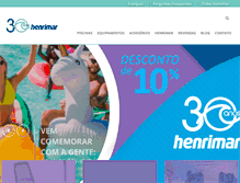 Tablet Screenshot of henrimar.com.br